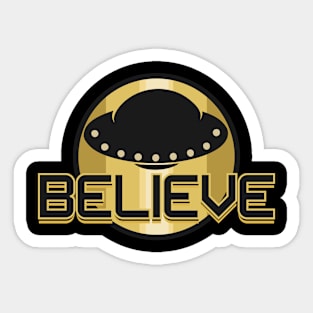 Ufo Believe Sticker